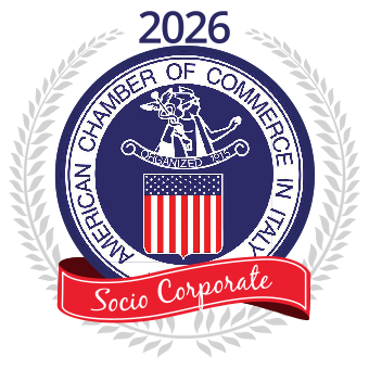 Proud member of AmCham Italy — American Chamber of Commerce in Italy